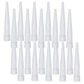 Bulk pack of white Large Nozzles for Silicone Sealant 380ml cartridges